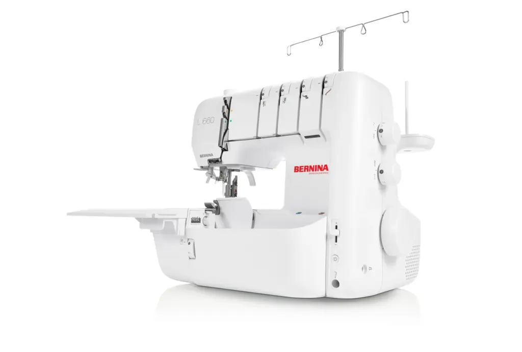 BERNINA L 660 Overlock perfect for knit fabric sewing applications daily