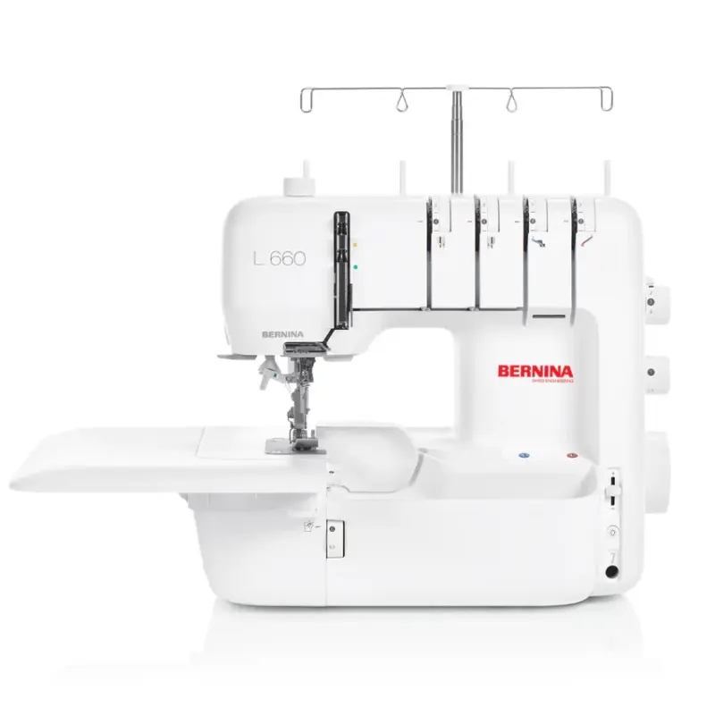 BERNINA L 660 Overlock with bright LED lighting workspace included today