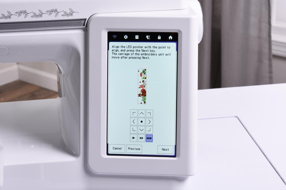 Baby Lock Ursa machine with wireless design transfer capability included today available