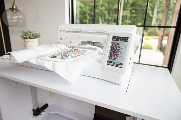 Baby Lock Ursa machine perfect for garment sewing embroidery projects every single day