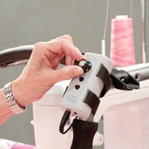 Grace speed control for stitch control with cutie breeze frame and domestic sewing machines.
