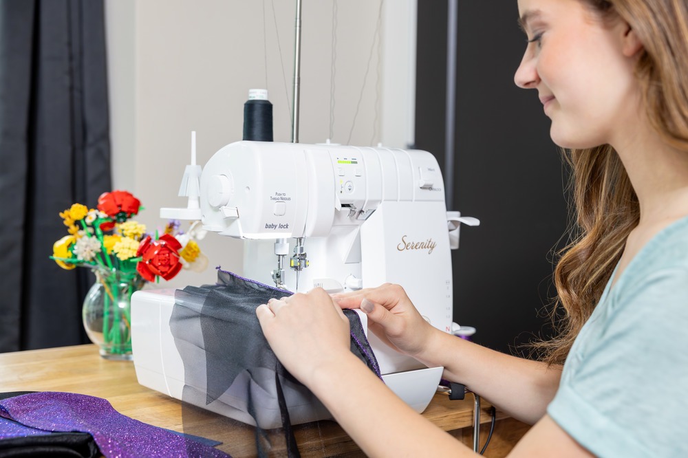 Baby Lock Serenity machine perfect for garment makers every single day