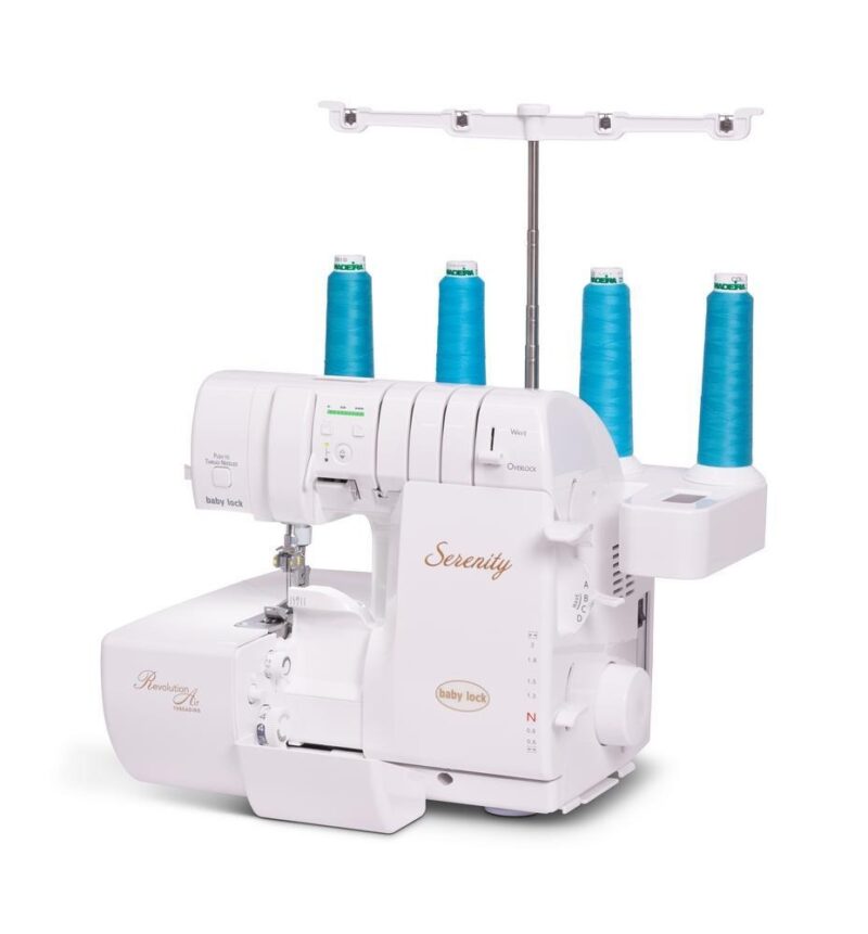 Baby Lock Serenity machine built for decorative stitching projects every day